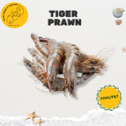 Fresh Tiger Prawn 鲜老虎虾 (500g/pack, 11 to 20pcs)