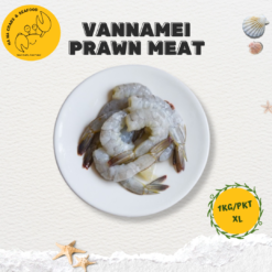 X-Large Vannamei Prawn Meat, Size 16/20 (1kg/pack)