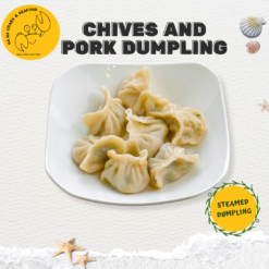 Alternative view of Chives & Pork Dumpling  韭菜猪肉饺子 (500g/pack, 25pcs)