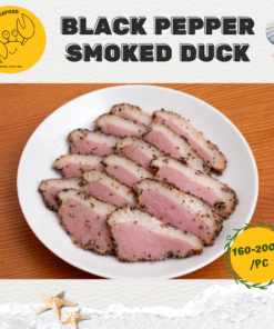 Alternative view of Smoked Duck Black Pepper 黑胡椒熏鸭肉 (160g-200g/pc)
