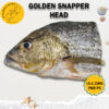 Golden Snapper Fish Head, Two Sides (Precut 1kg-1.2kg/pc)
