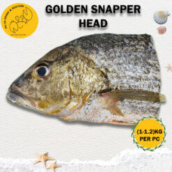 Golden Snapper Fish Head, Two Sides (Precut 1kg-1.2kg/pc)