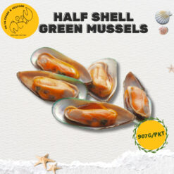 New Zealand Half Shell Green Mussels (1kg/pack) 新西兰半边青口贝