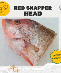 Red Snapper Fish Head, One Side (Precut ≈600g/side)