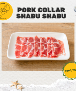 Pork Collar Shabu Shabu 五花肉片 (500g/pack)