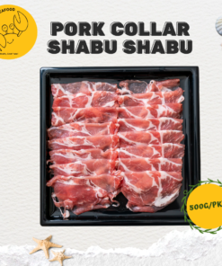 Alternative view of Pork Collar Shabu Shabu  五花肉片 (500g/pack)