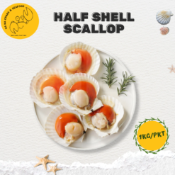 Japanese Half Shell Scallop 半边带子 (1kg/pack)