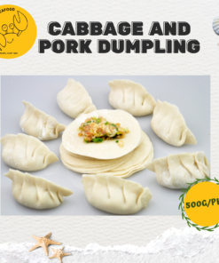 Cabbage & Pork Dumpling 包菜猪肉饺子 (500g/pack, 25pcs)