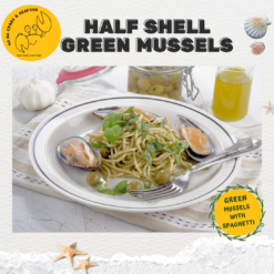 Alternative view of New Zealand Half Shell Green Mussels (1kg/pack) 新西兰半边青口贝