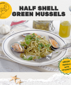 Alternative view of New Zealand Half Shell Green Mussels (1kg/pack) 新西兰半边青口贝