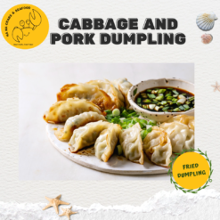 Alternative view of Cabbage & Pork Dumpling 包菜猪肉饺子 (500g/pack, 25pcs)