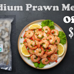 Medium Vannamei Prawn Meat, Size 31/50 (1kg/pack)